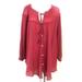 Free People Dresses | Free People Bottom Up Oversize Tassel Dress M | Color: Red | Size: M