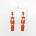 Kate Spade Jewelry | Kate Spade Long Orange Stone Earrings | Color: Orange | Size: Os