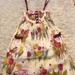 Urban Outfitters Dresses | Flower Patterned Sun Dress | Color: Pink/Yellow | Size: One Size