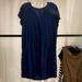 Madewell Dresses | Madewell V-Neck Sheer Dress S | Color: Blue | Size: S