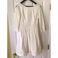 Lilly Pulitzer Dresses | Lilly Pulitzer White Lace Long Sleeve Dress Sz 2 | Color: White | Size: 2