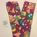 Lularoe Pants & Jumpsuits | Disney Lularoe Mickey Mouse Tc | Color: Purple/Yellow | Size: 18