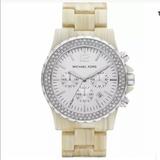 Michael Kors Accessories | Michael Kors Women Watch Horn Resin Mk5598 | Color: Cream/Tan | Size: Os