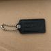 Coach Accessories | Coach Key Ring Tag | Color: Black/Silver | Size: Os