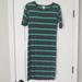 Lularoe Dresses | Lularoe Julia Dress Size Small | Color: Gray/Green | Size: S