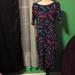 Lularoe Dresses | Forest Floral Lularoe Julia Dress | Color: Blue/Purple | Size: M