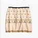 Madewell Skirts | Madewell Gamine Mini Skirt In Triangle Jacquard | Color: Cream | Size: 6