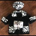 Disney Jackets & Coats | Girls Jacket Size 4 Cruella Deville With Hat/Muff | Color: Black/White | Size: 4g
