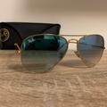 Ray-Ban Accessories | Classic Ray-Ban Gradient Aviators | Color: Blue/Gold | Size: Os