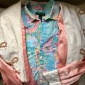 Ralph Lauren Intimates & Sleepwear | Lauren Ralph Lauren Paisley Night Shirt!! | Color: Blue/Pink | Size: M