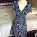 J. Crew Dresses | J.Crew - Floral Sheath Dress - 8 - Blue | Color: Blue | Size: 8