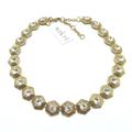 J. Crew Jewelry | J. Crew Swarovski Crystal Statement Necklace Nwt | Color: Gold | Size: 18"