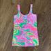 Lilly Pulitzer Tops | Lilly Pulitzer Tabbie Tank | Color: Green/Pink | Size: Xs