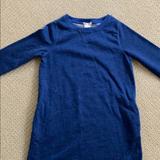 J. Crew Dresses | Crewcuts Sweatshirt Dress (10) | Color: Blue | Size: 10g