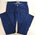 Free People Jeans | (Fp) "Free People" Cargo Jeans. Womens Size: W25x29l | Color: Blue | Size: 25