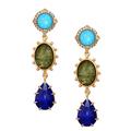 Kate Spade Jewelry | Kate Spade Perfectly Imperfect Stone Earrings | Color: Blue/Green | Size: Os