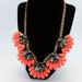 J. Crew Jewelry | J. Crew Statement Necklace Sparkle Coral Bronze | Color: Brown/Pink | Size: Os