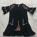 Free People Dresses | Embroidered Free People Dress | Color: Black | Size: M