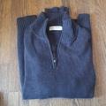 J. Crew Sweaters | J. Crew Cotton/Cashmere Zip Neck Sweater | Color: Brown | Size: L