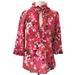 J. Crew Tops | J. Crew Floral Blouse With Ruffles Sz 4 | Color: Pink/Red | Size: 4