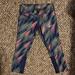 Nike Pants & Jumpsuits | Nike Dri- Fit Crop Pants. Worn A Few Times. | Color: Green/Pink | Size: M