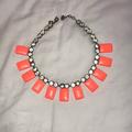 J. Crew Jewelry | J. Crew Coral Chunky Necklace | Color: Orange | Size: Os