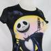 Disney Tops | Disney Tim Burton Nightmare Before Christmas Med T | Color: Black/Yellow | Size: 7j