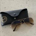 Ray-Ban Accessories | Classic Brown Aviators | Color: Brown/Tan | Size: Os