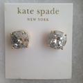 Kate Spade Jewelry | Kate Spade New York 14k Gold-Plated Stud Earrings | Color: Blue | Size: Os