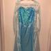 Disney Costumes | Disney Frozen Elsa Halloween Costume Size M(8-10) | Color: Blue/Silver | Size: M(8-10)