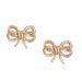 Kate Spade Jewelry | Kate Spade Gold Bow Meets Girl Earrings | Color: Gold | Size: Os