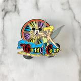 Disney Other | Disney - Tinkerbell World Of Color Trading Pin | Color: Tan/Gray | Size: Os