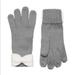 Kate Spade Accessories | Kate Spade Colourblock Bow Gloves | Color: Gray/White | Size: Os