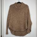 Michael Kors Sweaters | Michael Kors Cowl Neck Knit Sweater | Color: Brown/White | Size: Xs