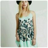 Free People Dresses | Free People Intimately Dress | Color: Green/Pink | Size: M