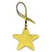 Coach Accessories | Coach Leather Gold Star Purse Charm | Color: Yellow | Size: Os