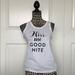 Victoria's Secret Intimates & Sleepwear | Kiss Me Goodnight Victoria Secret Sleep Shirt | Color: Black/White | Size: Xs