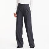 J. Crew Pants & Jumpsuits | J. Crew Gray Wide Leg Wool Pants Size 8 | Color: Gray | Size: 8