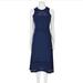 Michael Kors Dresses | Michael Kors True Navy Pointelle Midi Dress | Color: Blue | Size: Xs