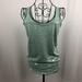 J. Crew Tops | J.Crew Moss Green Sequin Front Tank Top Cotton S | Color: Green | Size: S
