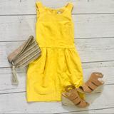 J. Crew Dresses | J. Crew Basket Weave Shift Dress | Color: Yellow | Size: 00