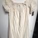Zara Dresses | Great Off The Shoulder Embroidered Cream Dress! | Color: Cream | Size: S
