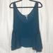 Free People Tops | Free People Intimately Blue Scoop Neck Sleeveless Tank Top Women’s Small Shirt | Color: Blue | Size: S
