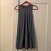 American Eagle Outfitters Dresses | High Neck Dress | Color: Blue/White | Size: M