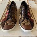 Coach Shoes | Coach Shoes Sneakers | Color: Brown/Cream | Size: 8