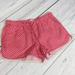 J. Crew Shorts | J Crew Printed Pull On Linen Shorts Size Xs | Color: Pink | Size: Xs
