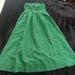 Free People Dresses | Free People Green Strapless Sundress | Color: Green | Size: 4