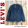 Levi's Jackets & Coats | Levi’s Stretch Denim Blazer Size Medium | Color: Blue | Size: M