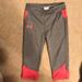 Under Armour Bottoms | Little Girls Under Armour Capri Length Pants | Color: Gray/Pink | Size: 5g