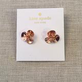 Kate Spade Jewelry | Kate Spade Rose Gold Earrings, Bn, Never Worn | Color: Gold/Pink | Size: Os